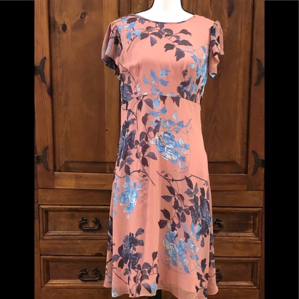 NEW Iren Klairie Floral Silk Blend Dress